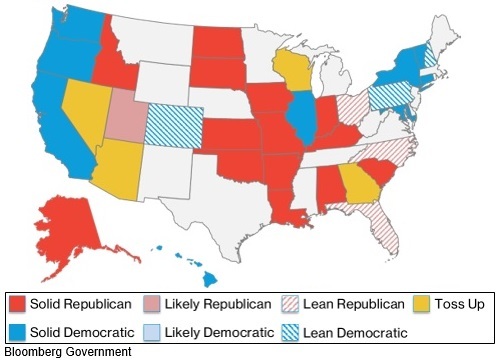 2022 Midterm Election Map
