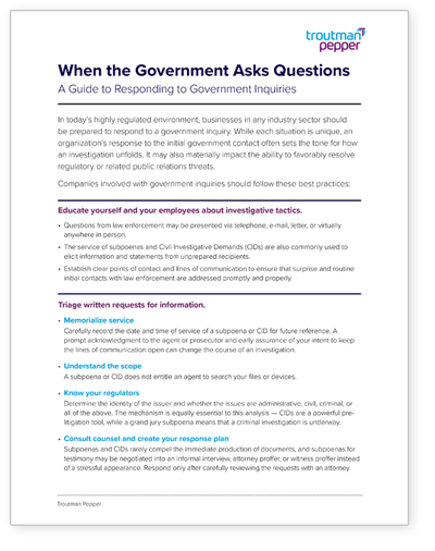 When the Government Asks Questions pdf image