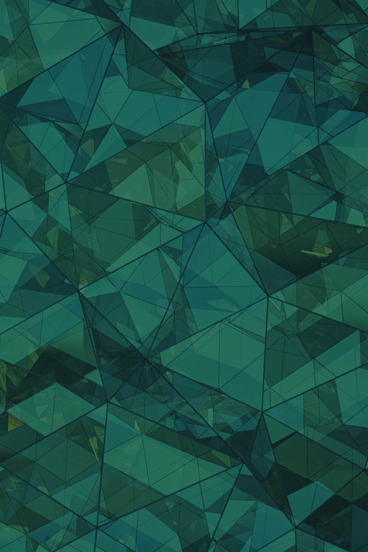 green overlay of image of fragmented 