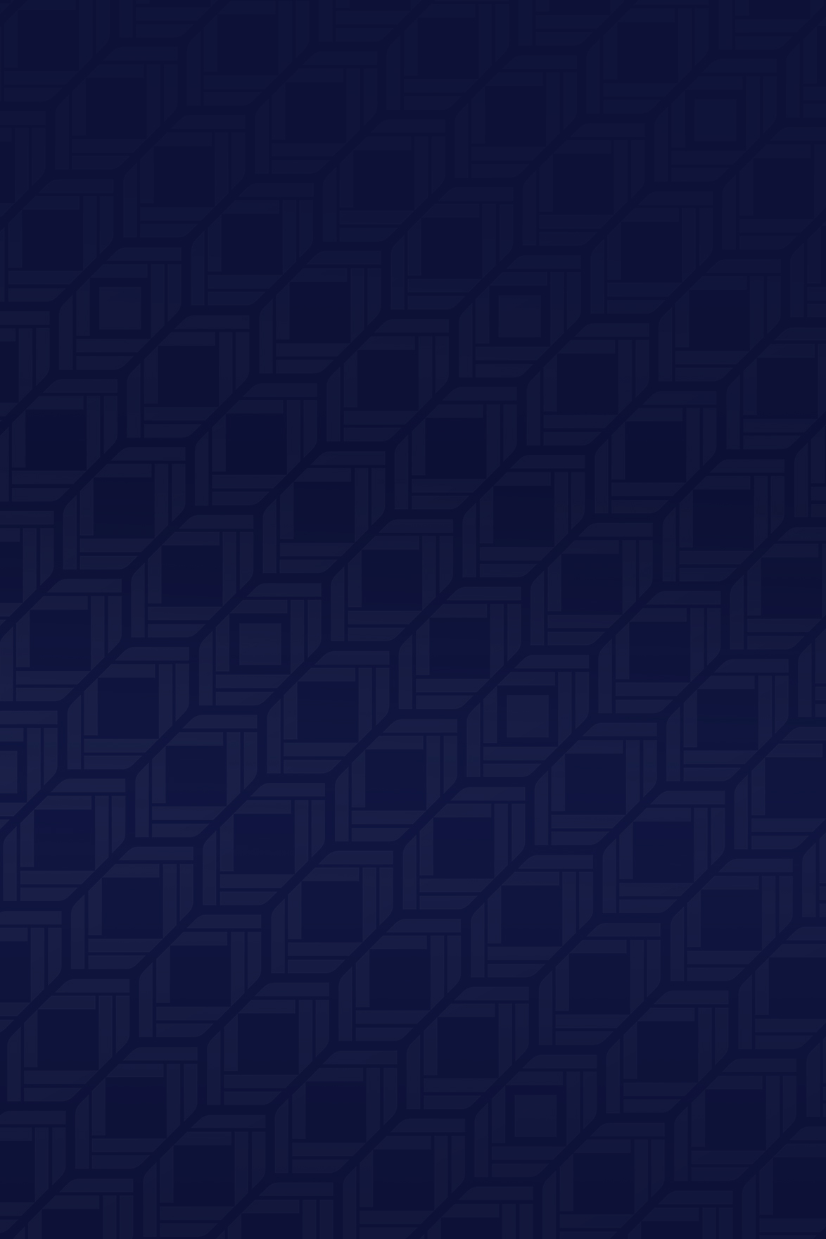two toned dark blue graphic icon pattern of squares/diamonds