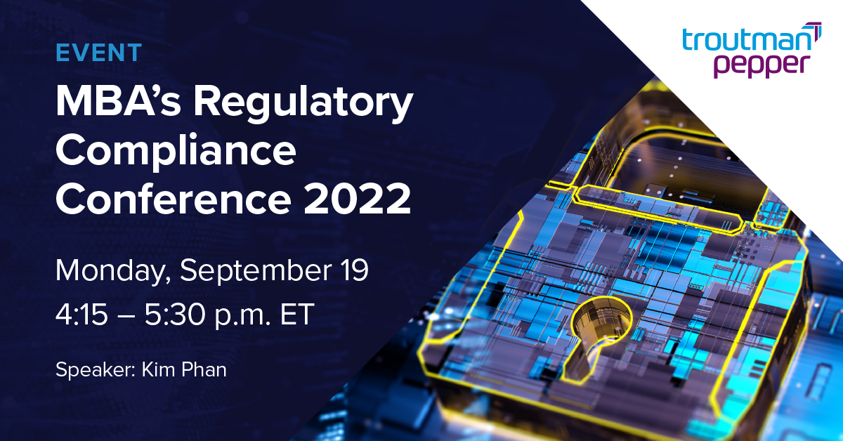 MBA's Regulatory Compliance Conference 2022 KEY UPDATES TRACK The