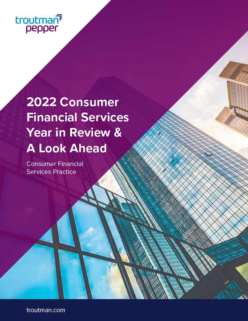 Image of Cover of 2022 Consumer Financial Services Year in Review & A Look Ahead