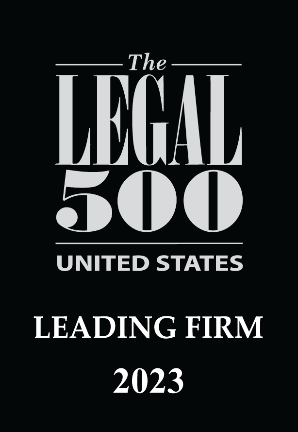 The Legal 500 United States Leading Firm 2023 logo / badge