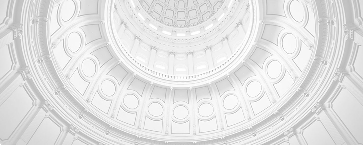 image of the inside of a domed ceiling in white