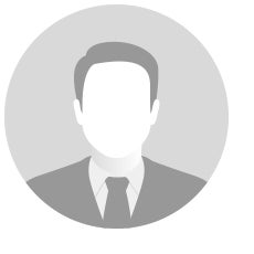 black and white icon image of nondescript person wearing a dark suit and tie, short cropped hair