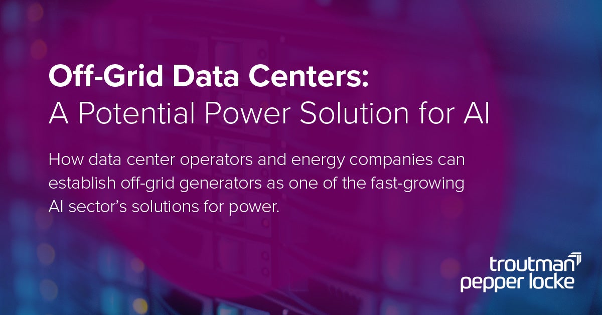 REPORT: AI Boom Strains US Power Network, Driving Data Centers Off Grid ...