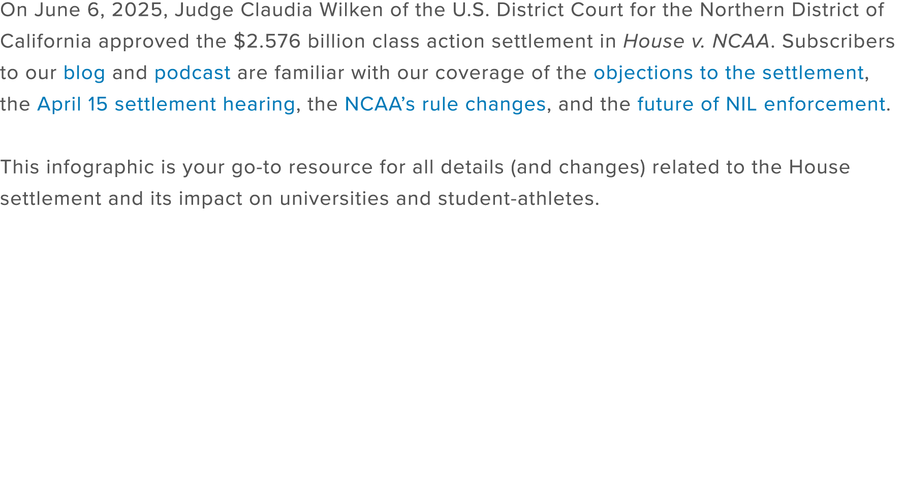 On June 6, 2025, Judge Claudia Wilken of the U.S. District Court for the Northern District of California approved the...