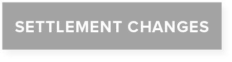 Settlement Changes