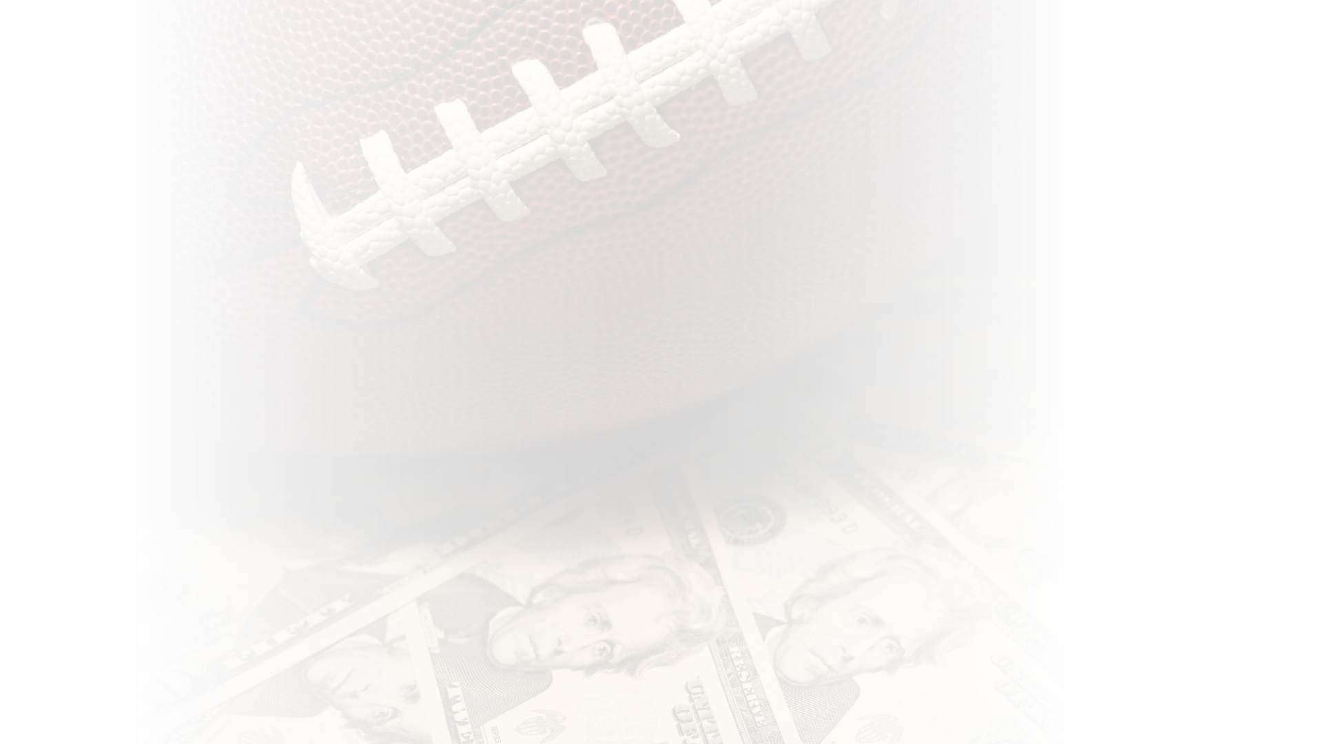 A football and money. Description generated by AI