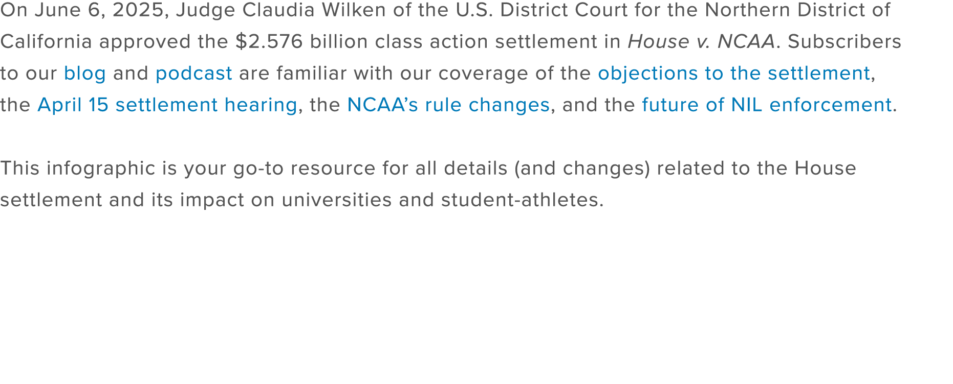 On June 6, 2025, Judge Claudia Wilken of the U.S. District Court for the Northern District of California approved the...